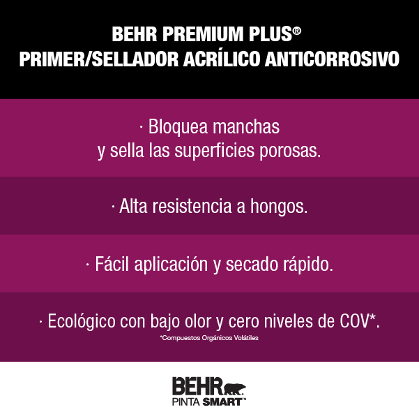 Behr Primer Sellador Anticorrosivo Home Depot México